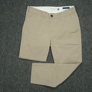 Peter Manning Pants Men 29x25 Khaki Tan Lightweight Stretch Trouser Chino
